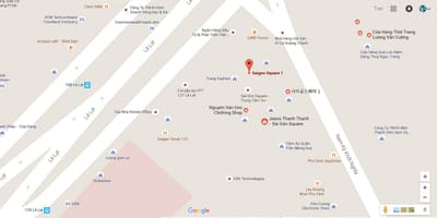 Карта площадь Сайгон 